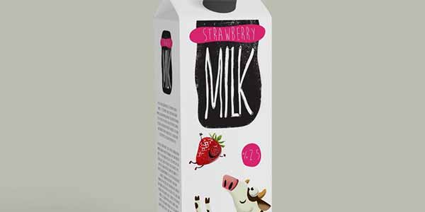 بسته بندی برای شیرهای طعم‌دار